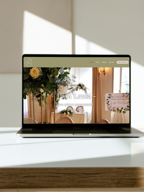 koduleht kodulehe tegemine kodulehe kujundamine sotsiaalmeedia spetsialist